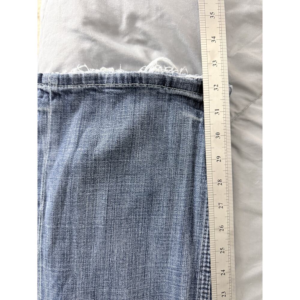 BKE Buckle Aiden Destroyed Denim Jeans Mens Sz 32x32L Blue Distressed - Picture 11 of 12